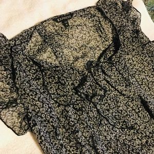 Buy 2 get 1 free -Express flower blouse